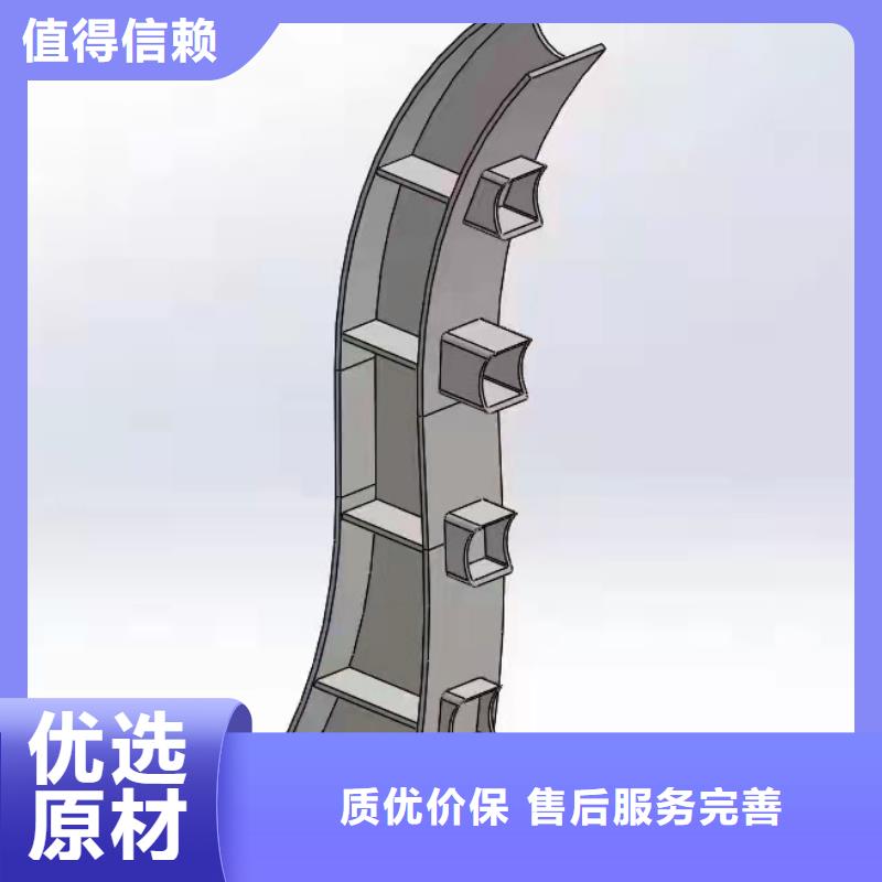 铸造石仿石护栏立柱不锈钢复合管护栏厂家品质过硬
