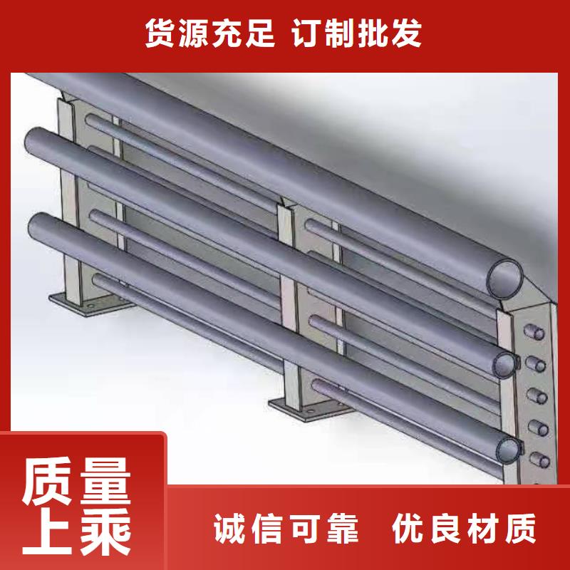 灯光景观护栏厂家热镀锌立柱检验发货