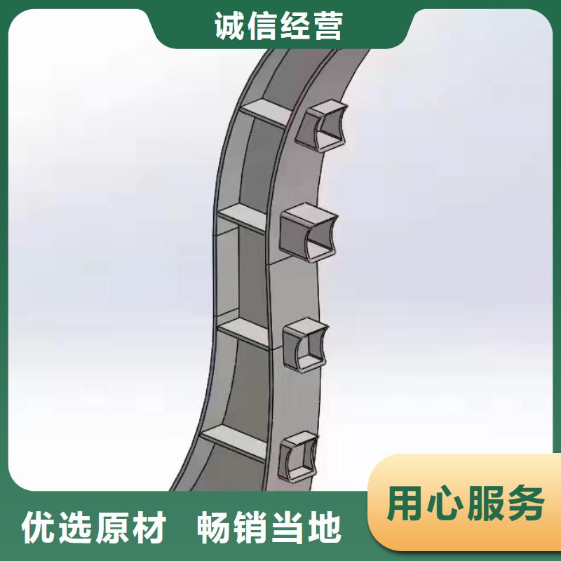 灯光景观护栏厂家人车分流栏款式新颖