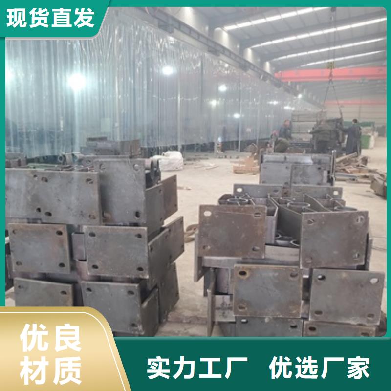 桥梁护栏-不锈钢复合管护栏实地大厂