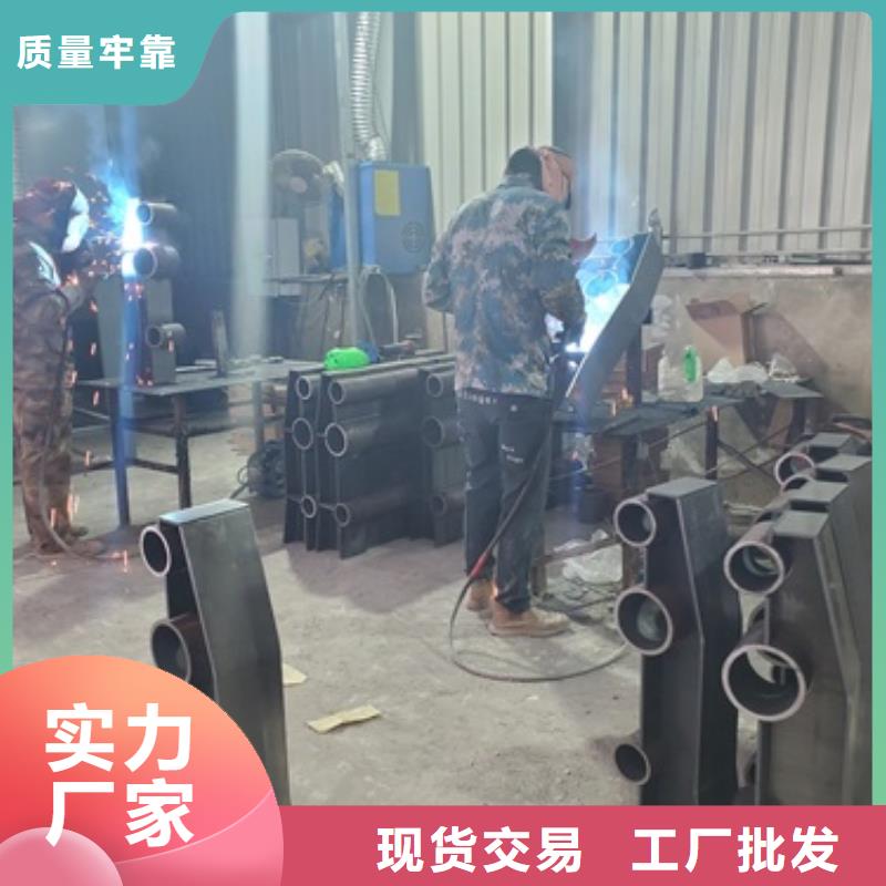 桥梁护栏-不锈钢复合管护栏实地大厂