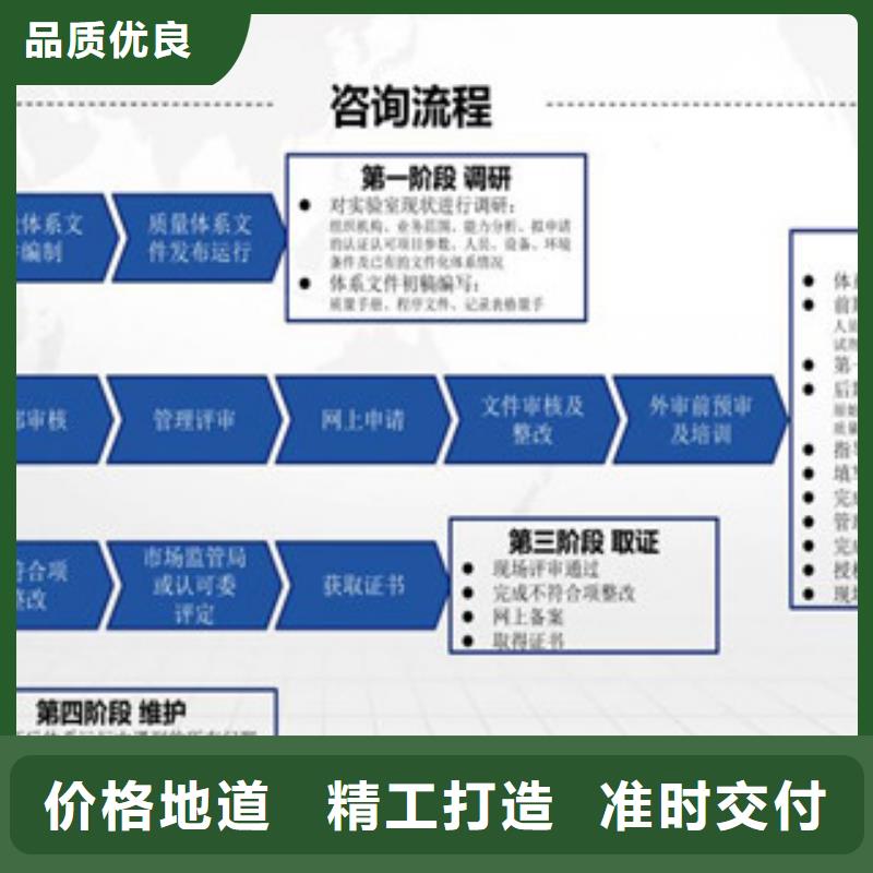 【CNAS实验室认可CMA费用和人员条件拥有多家成功案例】