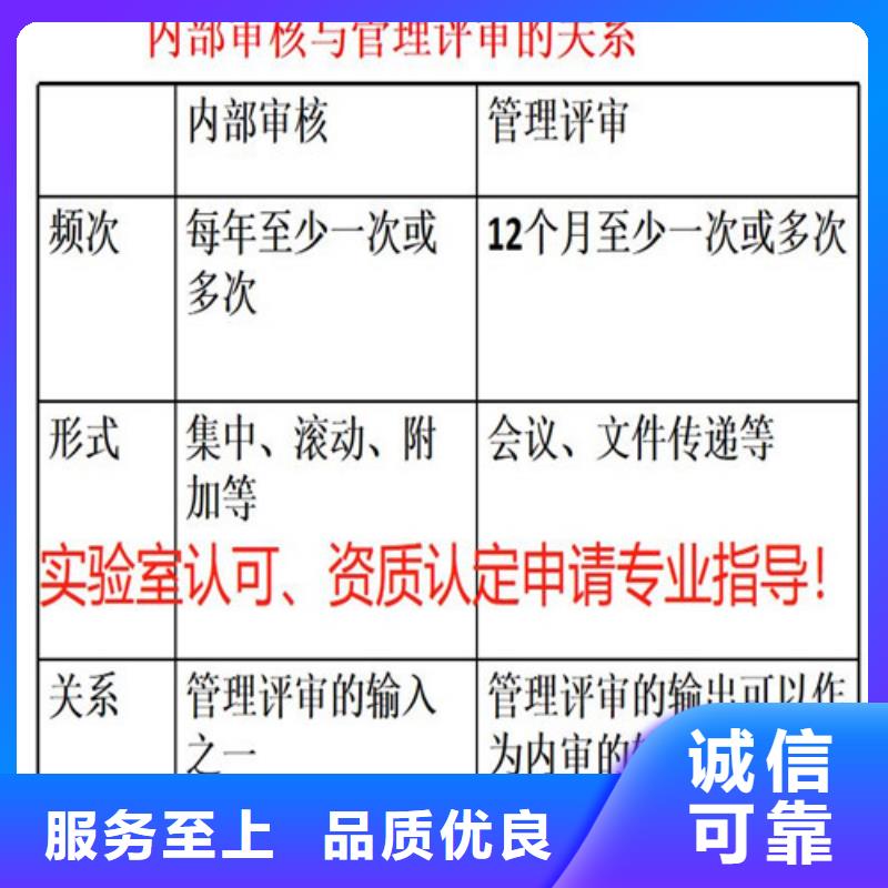 【CNAS实验室认可CMA费用和人员条件产品细节参数】