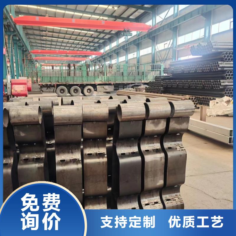 灯光护栏不锈钢复合管栏杆加工定制