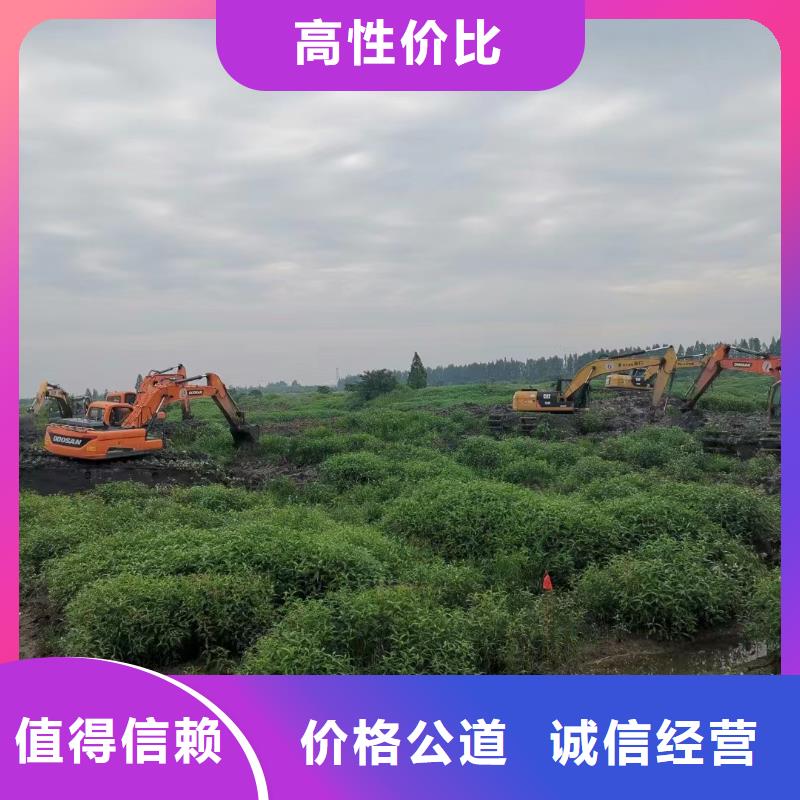 水陆挖掘机水挖出租专业服务