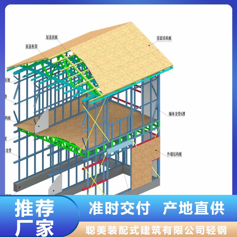 现代风格轻钢别墅,轻钢别墅同行低价