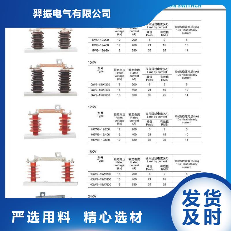 高压隔离开关三相组合式避雷器用心做好每一件产品