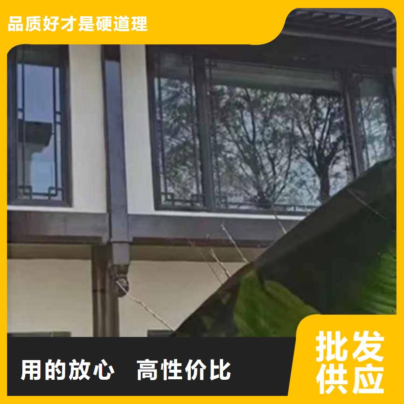 古建亭廊古建铝代木严格把控每一处细节