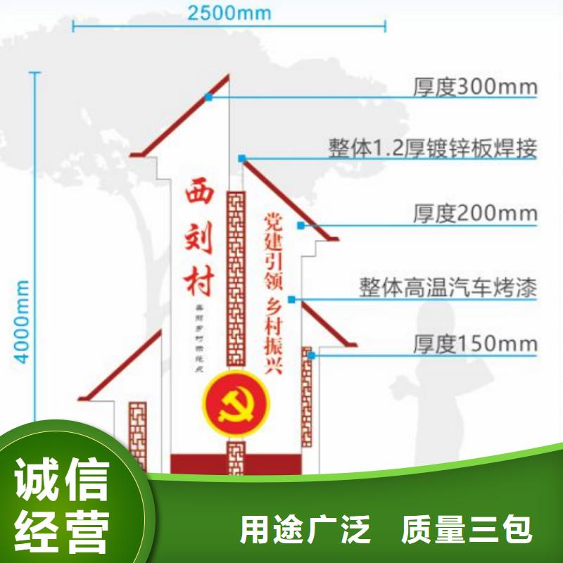 核心价值观标识牌型号齐全