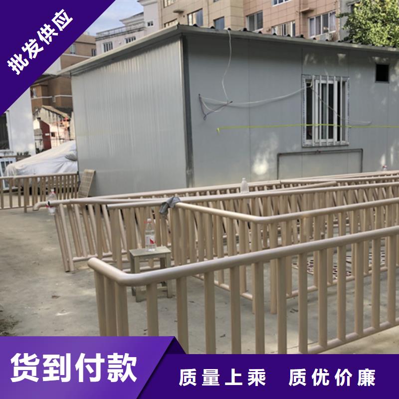 水性木纹漆施工价格#方钢圆管#长廊护栏#园林建筑