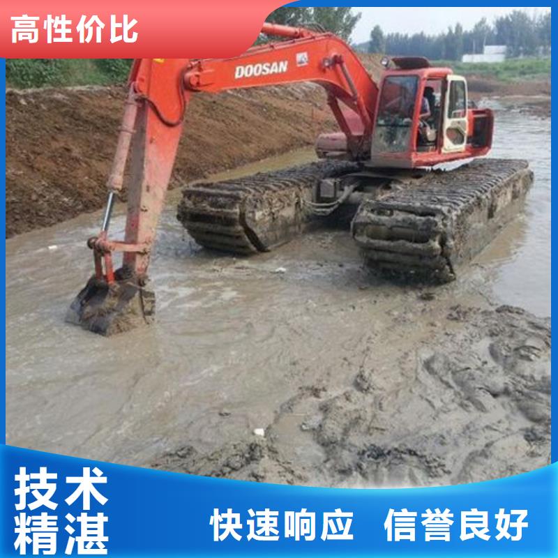 水上挖掘机租赁湿地挖机租赁知名公司