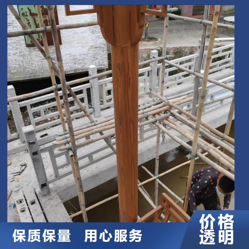 方钢圆管木纹漆厂家施工