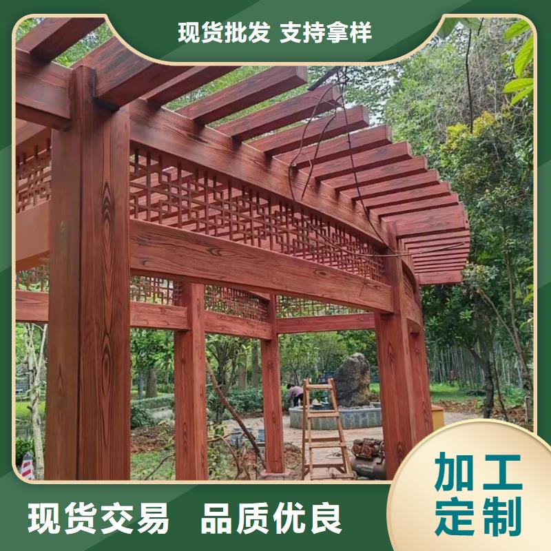 方钢圆管木纹漆厂家施工