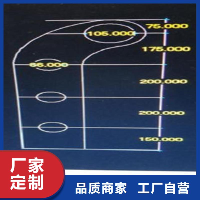 Q235材质钢板立柱切割不锈钢碳素钢复合管护栏厂家实力公司