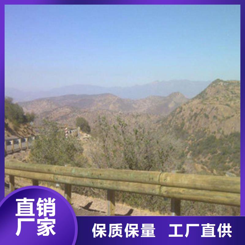 钢背木护栏桥梁景观护栏精致工艺