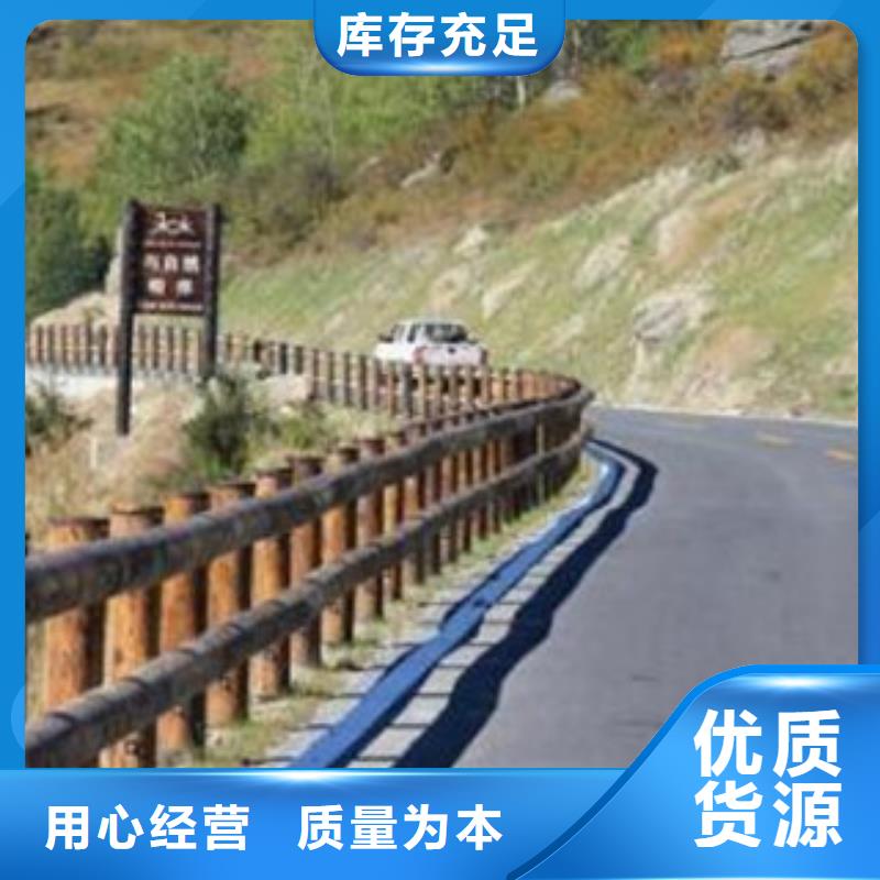 钢背木护栏-桥梁灯光护栏交货准时