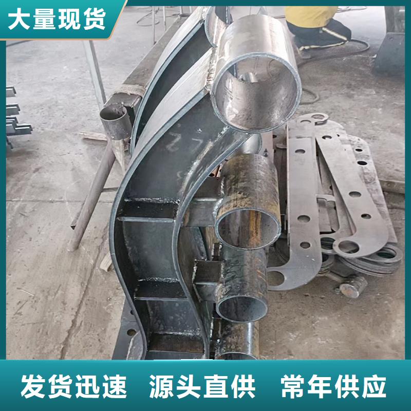 Q355B桥梁河道护栏安装批发桥梁防撞栏杆